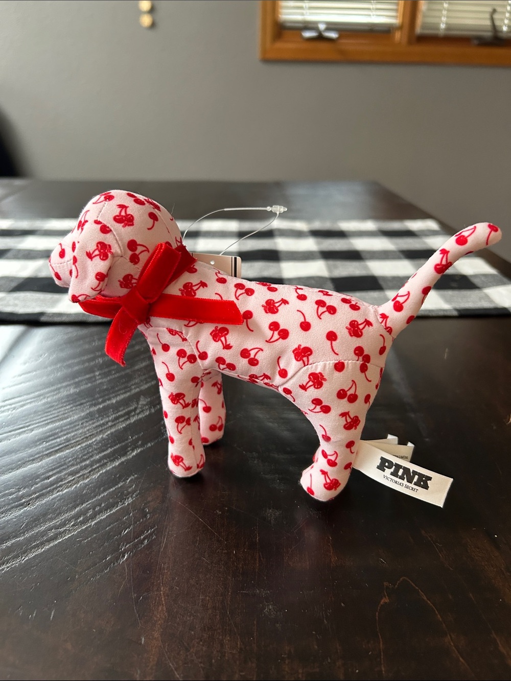 NWT PINK Victoria's Secret Pink Plush Dog